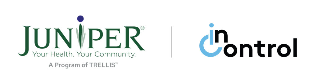 Juniper and In Control logos.